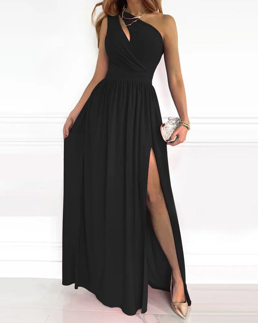 Daphne - Elegantes Maxikleid mit einer Schulter