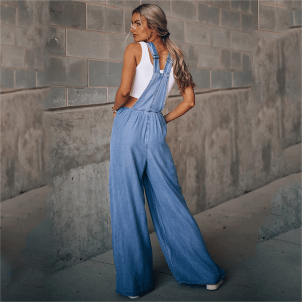 Sanura - Damen Denim Jumpsuit